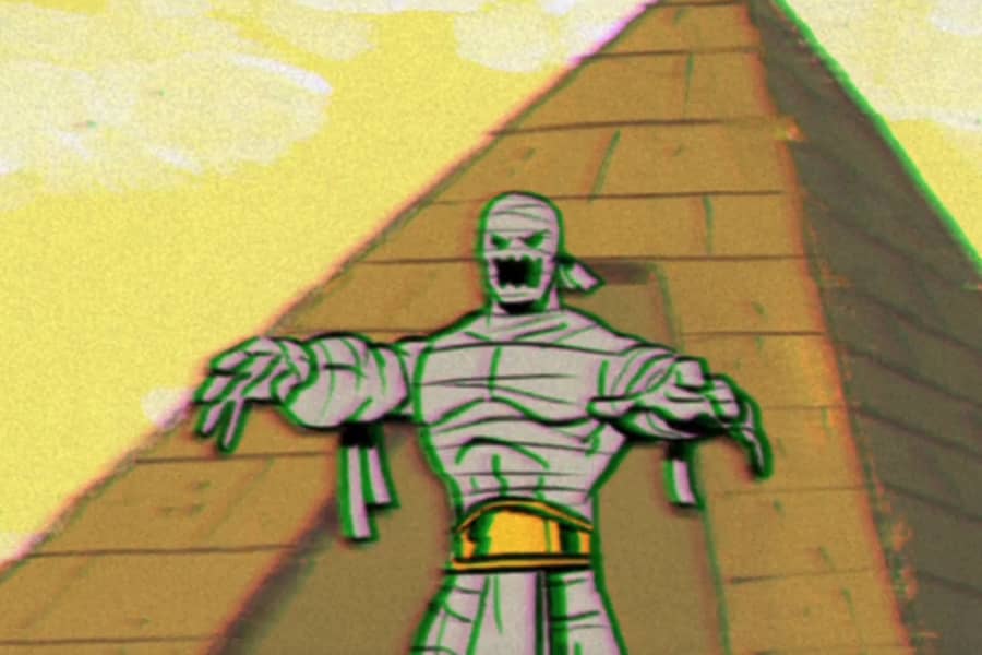 a mummy