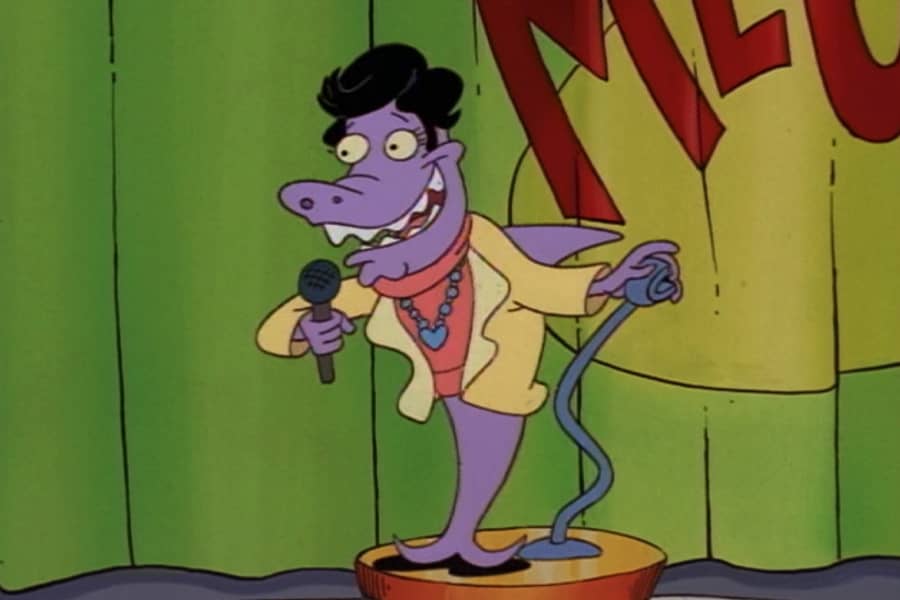 Chuck Roast, the shark host of the show