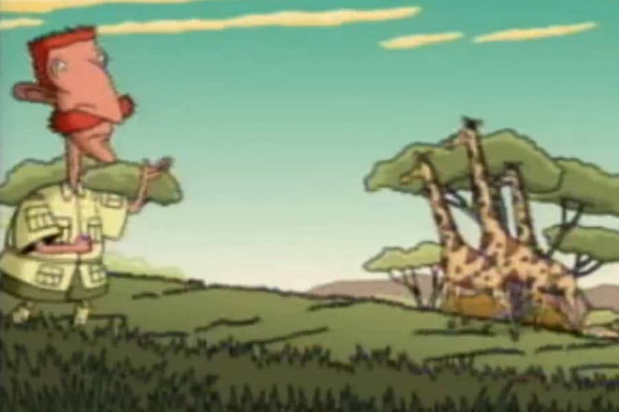 Thornberry with giraffes