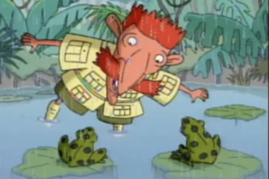 Thornberry with frogs in a bog