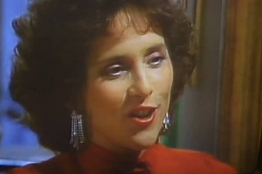 closeup of woman talking