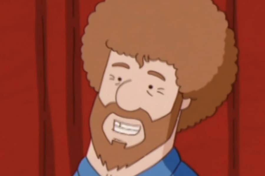 Rusty smiling