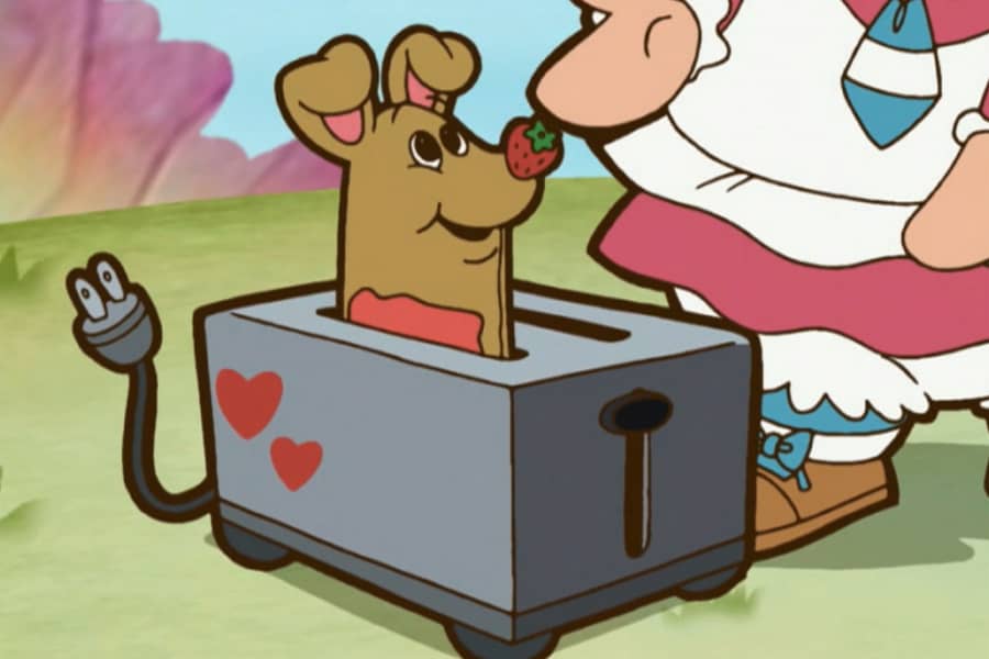 Pup Tart, a pop tart dog popping out of a toaster