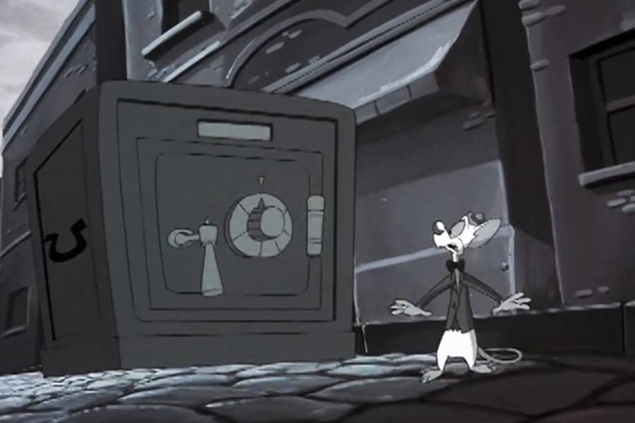 a safe has fallen on Brain