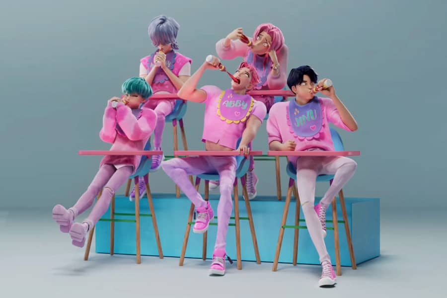 Saja Boys chugging hot sauce