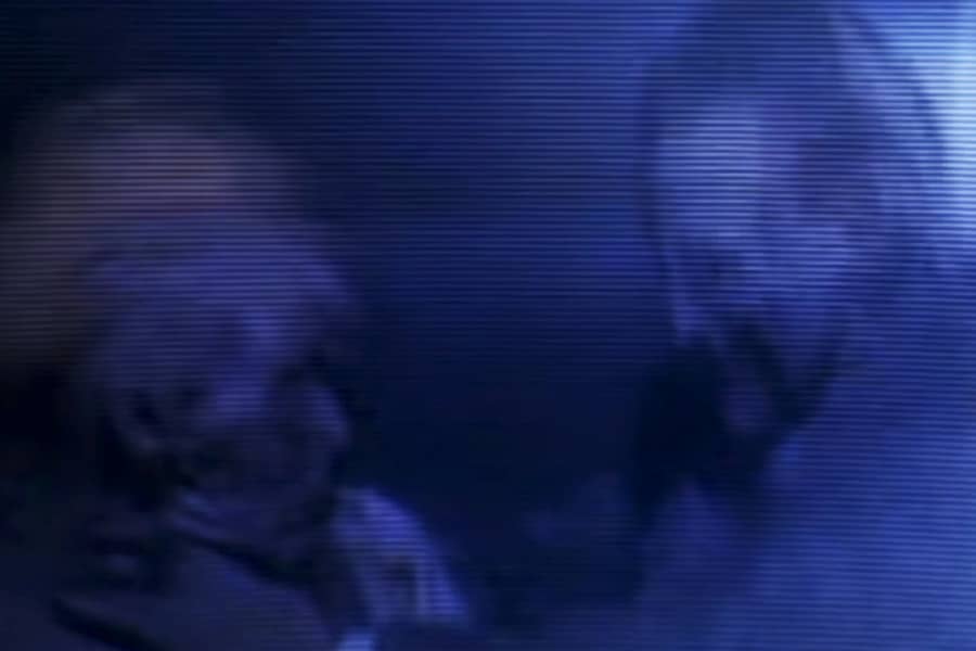 man ghost strangling the woman ghost