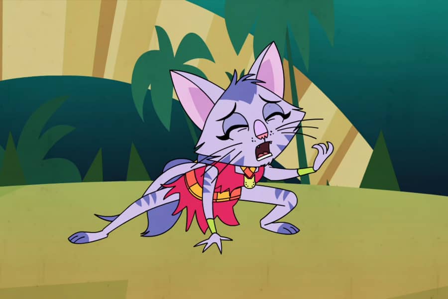 Princess Whiskers lamenting