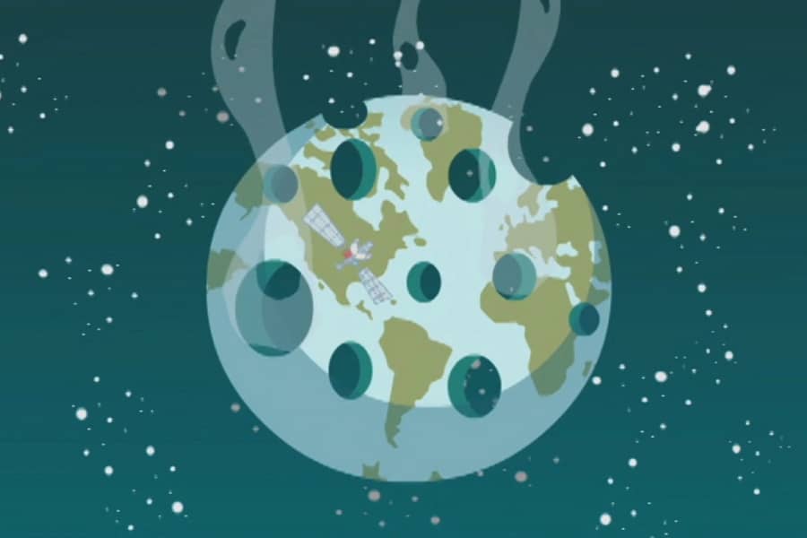 Earth full of holes