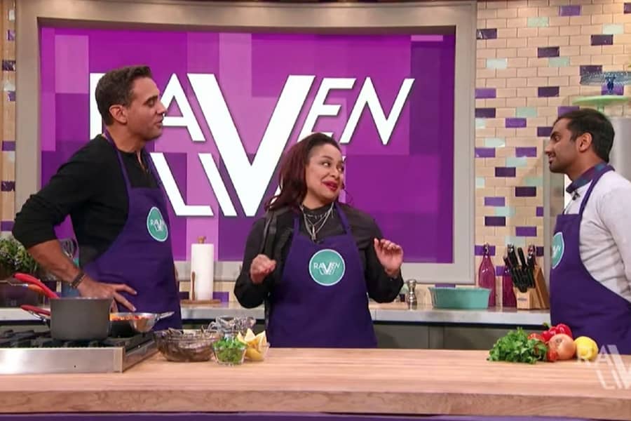 Raven with Chef Jeff and Dev Shah from BFFs