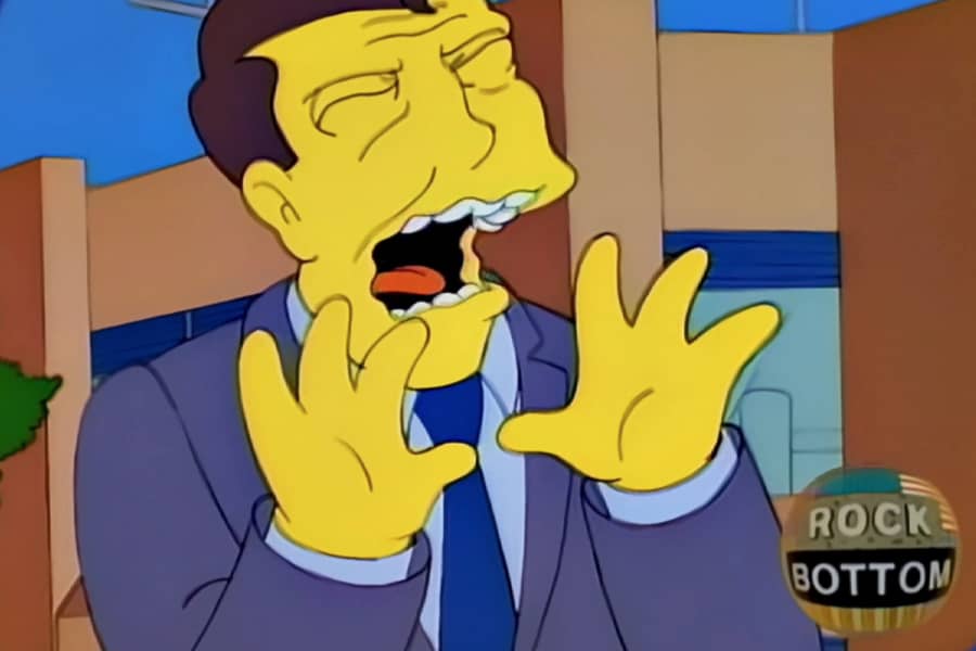 Godfrey Jones screaming