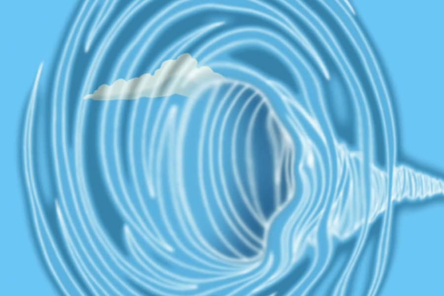 a vortex in the sky