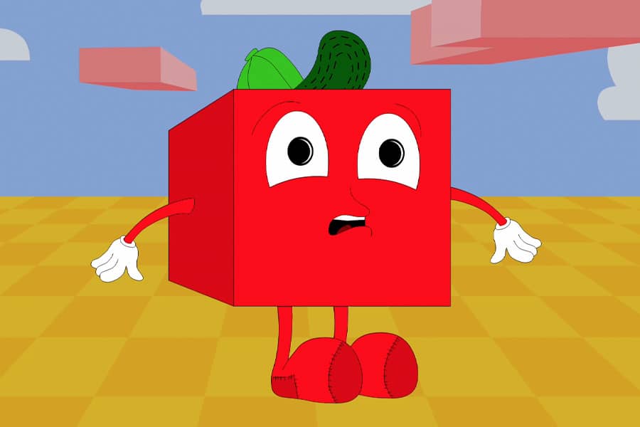 red block guy