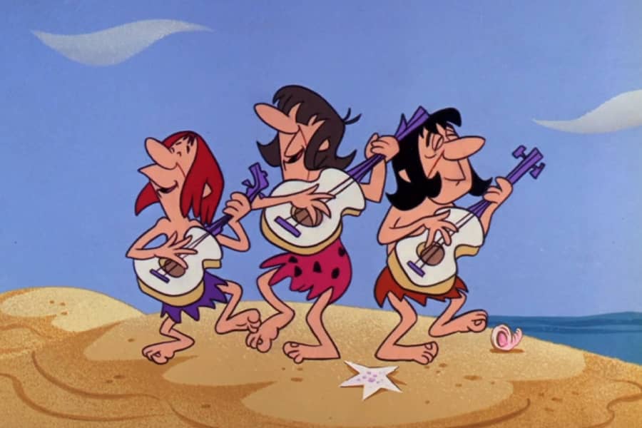 band of three guitar dudes