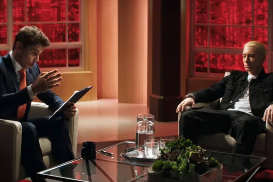 Skylark talks with Eminem