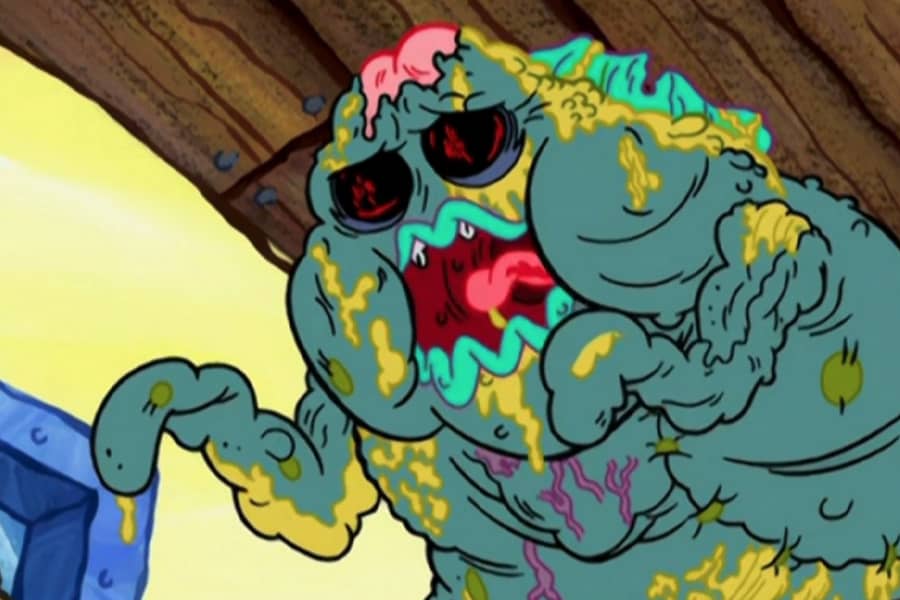 mutant zombie fish that looks super puffy and goopy