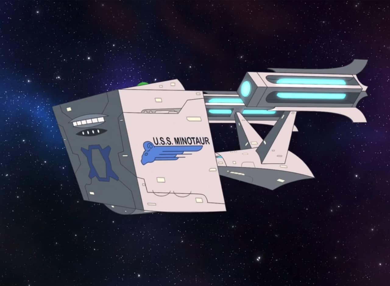spaceship U.S.S. Minotaur