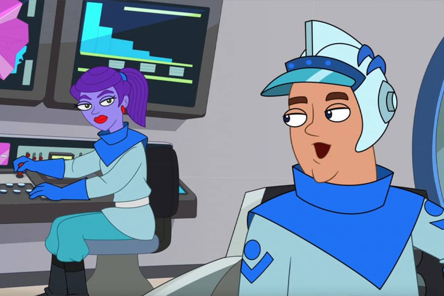 Captain Dirk Mortenson and Lieutenant Zarna