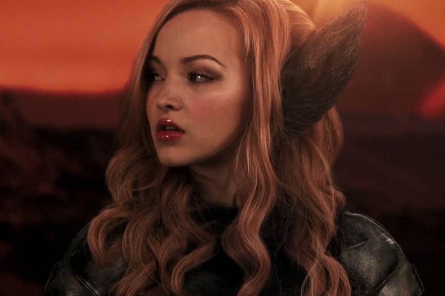 closeup of Tristan and her wolf ears