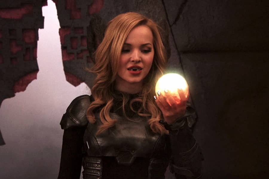 Tristan holding a glowing orb