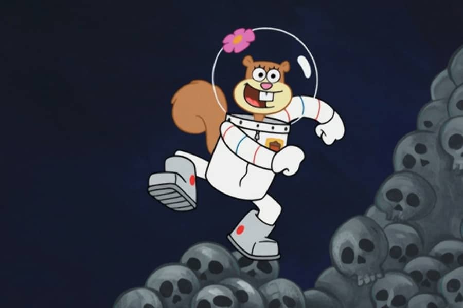 Sandy Cheeks dancing