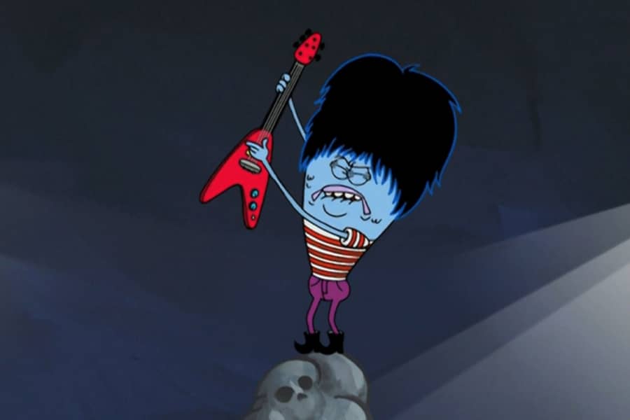 the Guitar Lord playing guitar