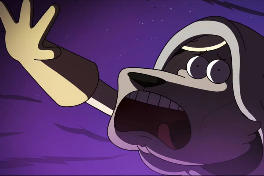 Zamien reaches out screaming “nooo!”