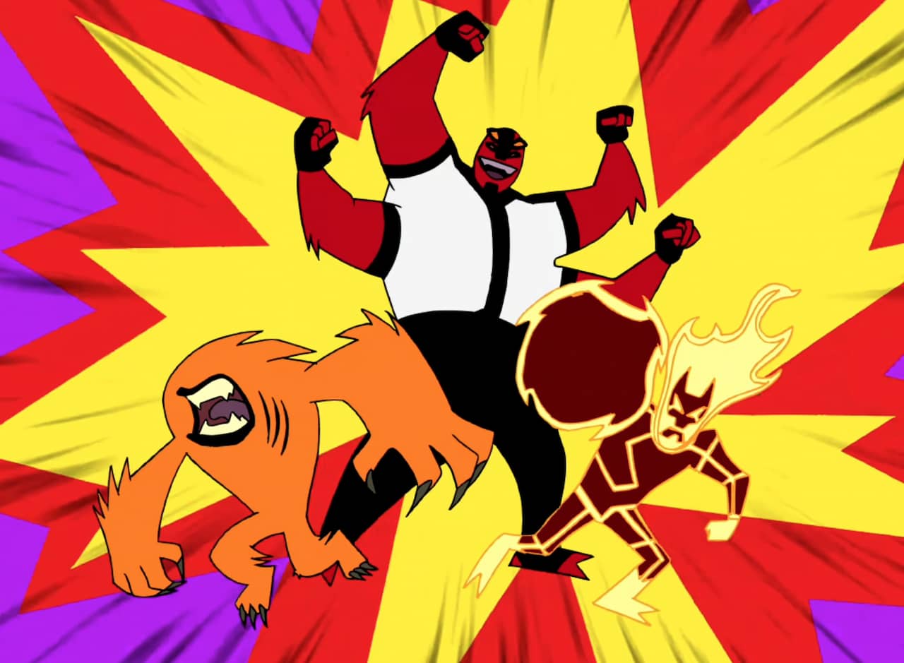Handy Buddy, Fiery Buddy, and Doggy Buddy