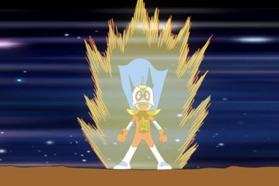 Masculine Fantasy in a flame of energy