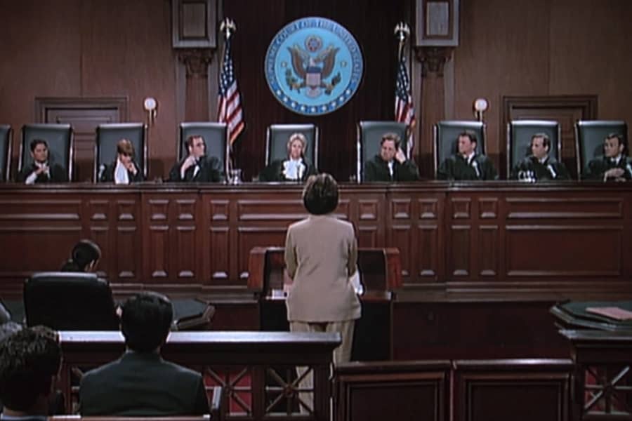 The New Main Street Singers as Supreme Court judges