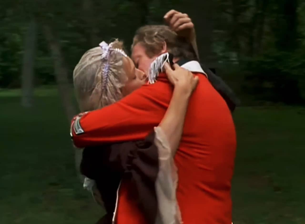 General Tarleton and Mary embrace