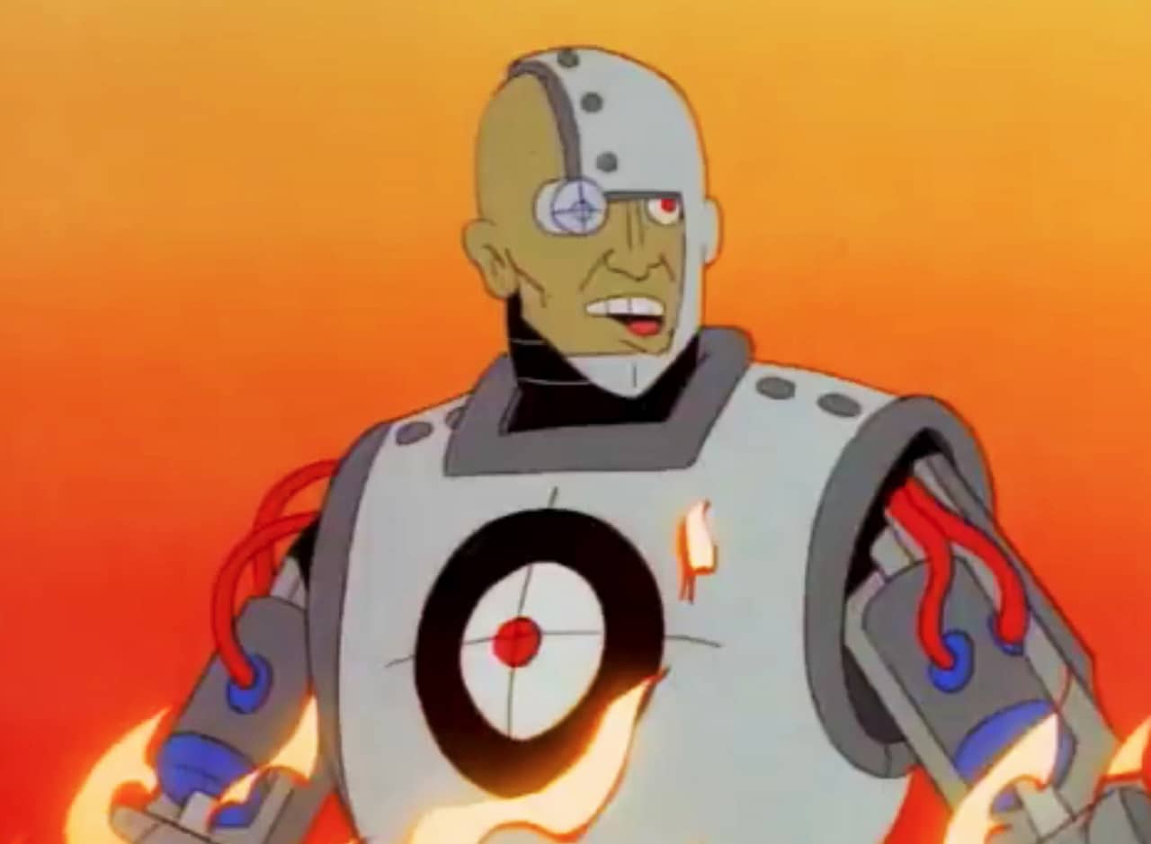 Targetman, a robot cyborg hero