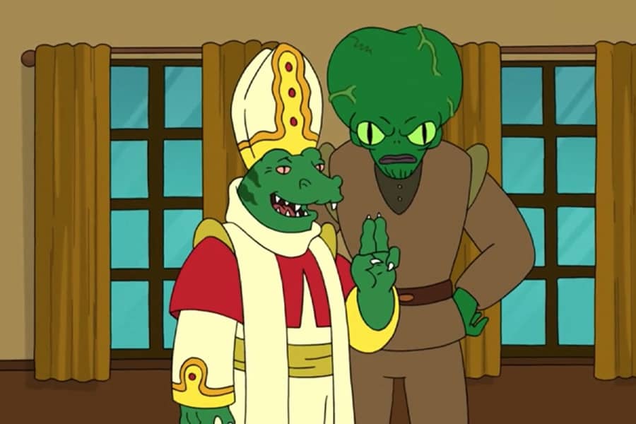 Morbo with the Space Pope