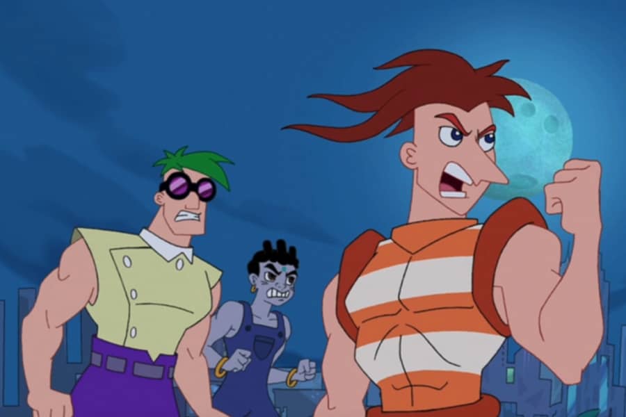 Multi-Man, Ferb Guy, and HanumanMan