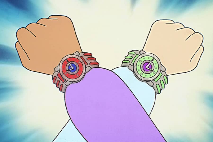 wrists crossed with techno power watches