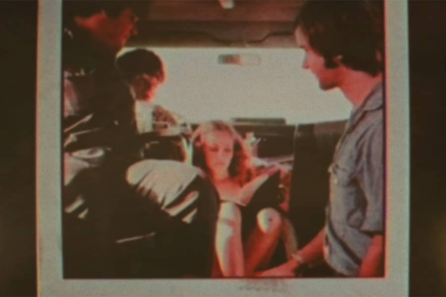 an old photograph of the young friends