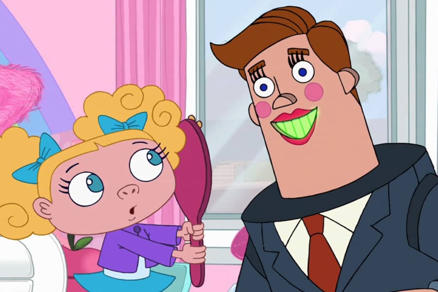 Suzy giving Norm a makeover