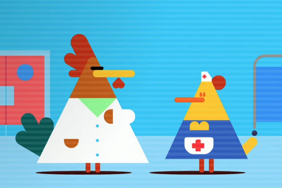 doctor and nurse talking
