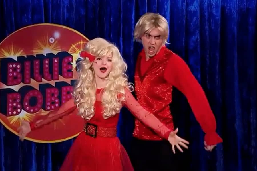 Billie and Bobbie performing