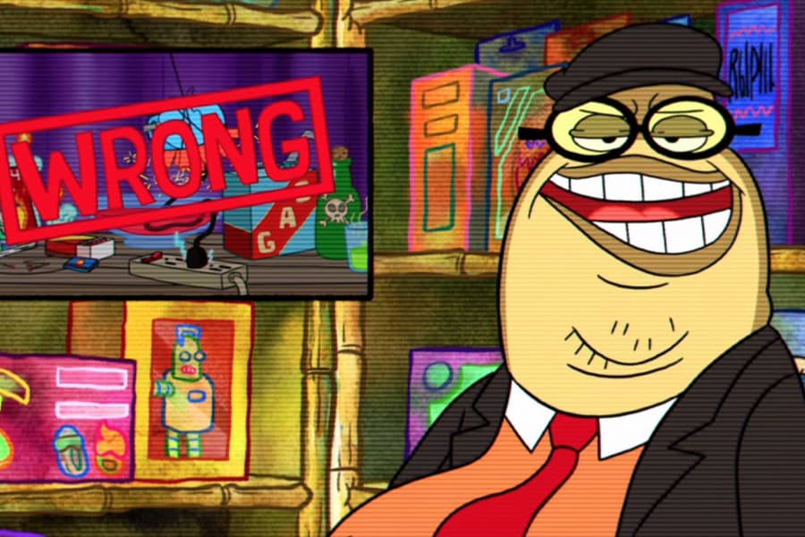 Bubble Bass with a “Wrong” label on a screenshot