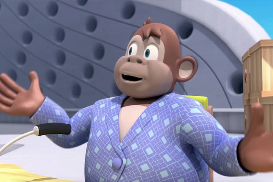 Comedy Chimp talking