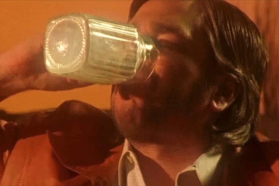 Jack drinks the liquid