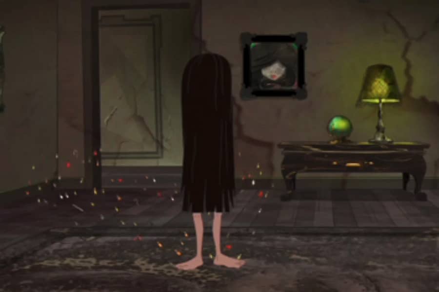 the girl is closer now, more bugs in the room
