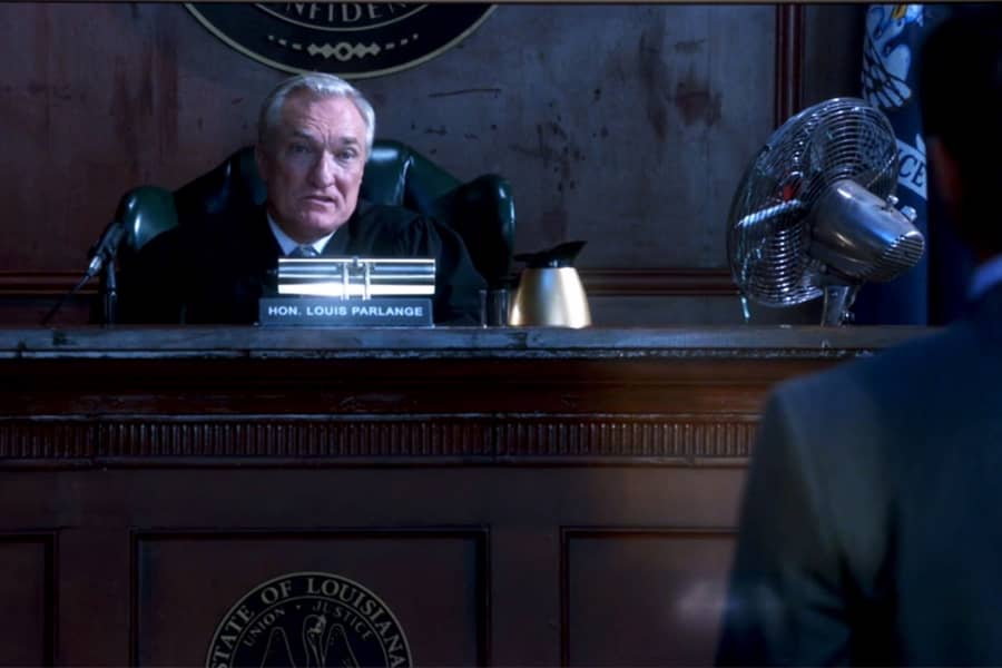 judge in the courtroom