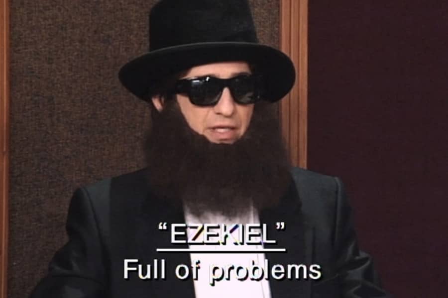 guest Ezekiel who is “full of problems”