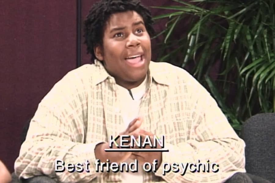 guest Kenan who is “best friend of psychic”