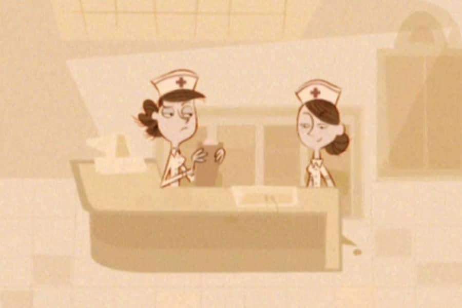 two nurses at a hospital