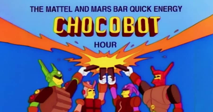 The Mattel and Mars Bar Quick Energy Chocobot Hour