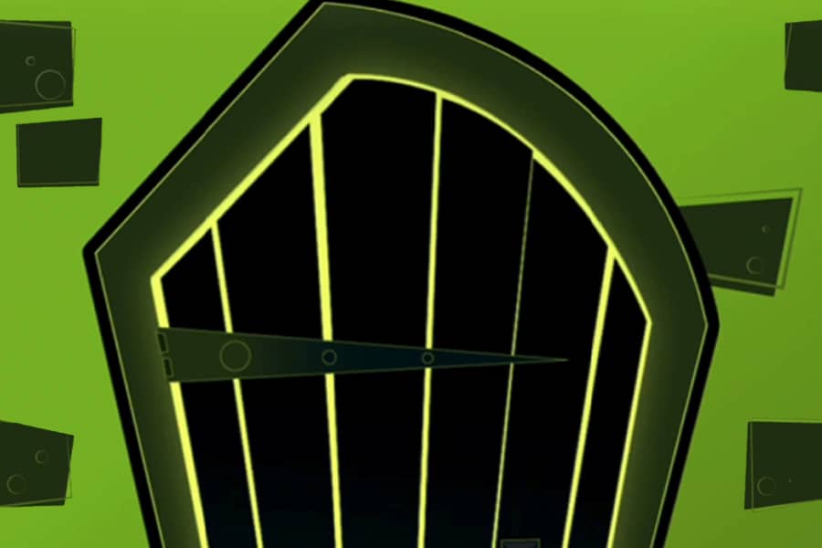 wooden door