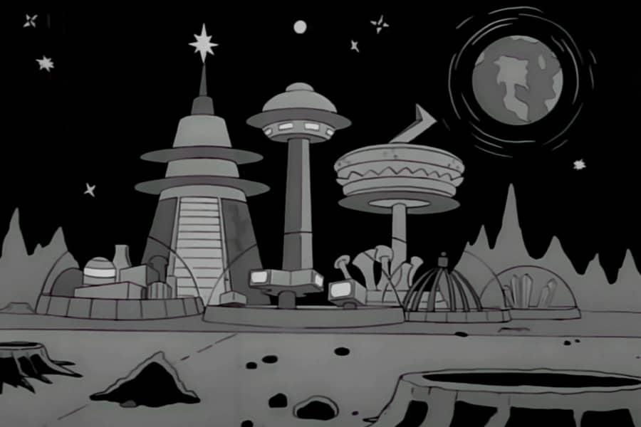 space colony on the moon