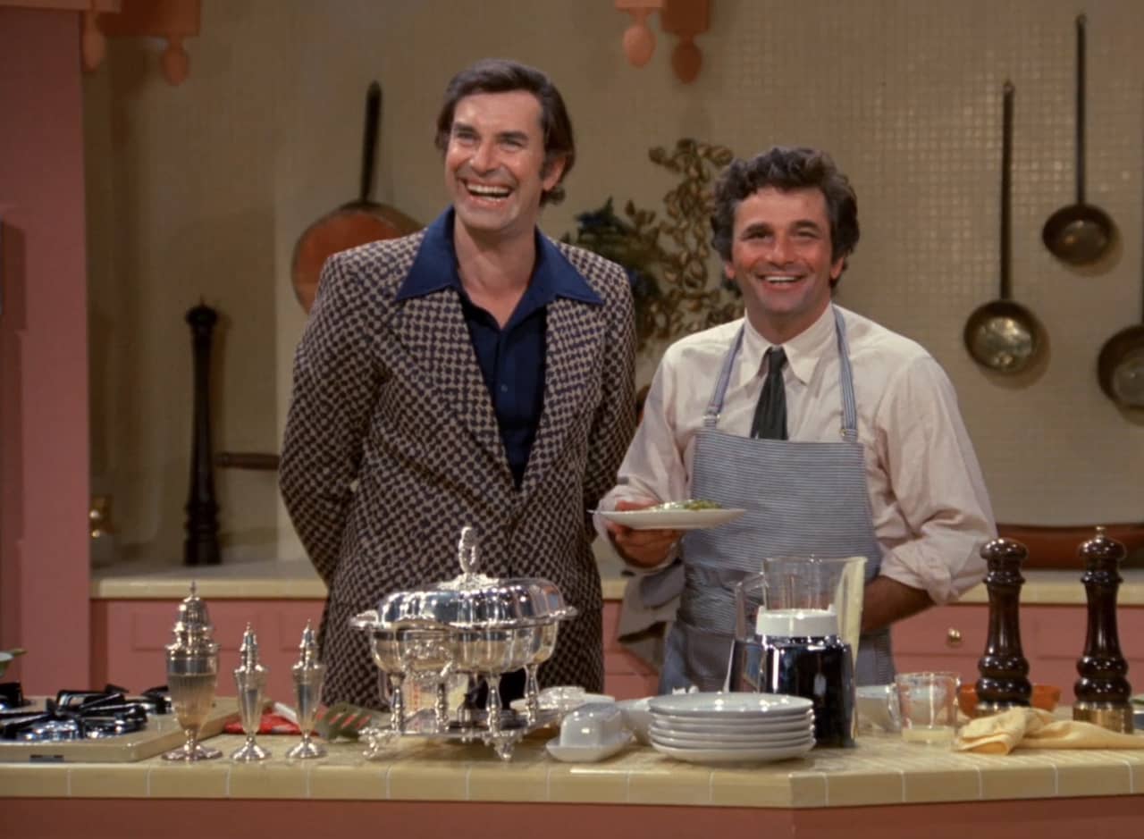 Dexter Paris and guest Lieutenant Frank Columbo of the LAPD